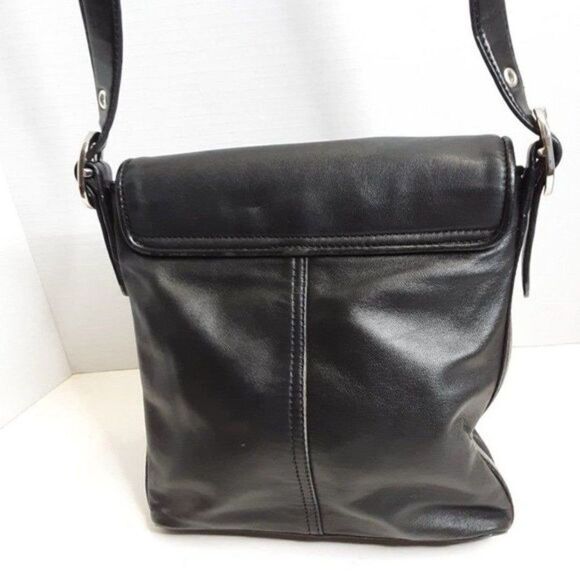 DKNY Women's Black Leather Crossbody  Bag - Picture 3 of 12